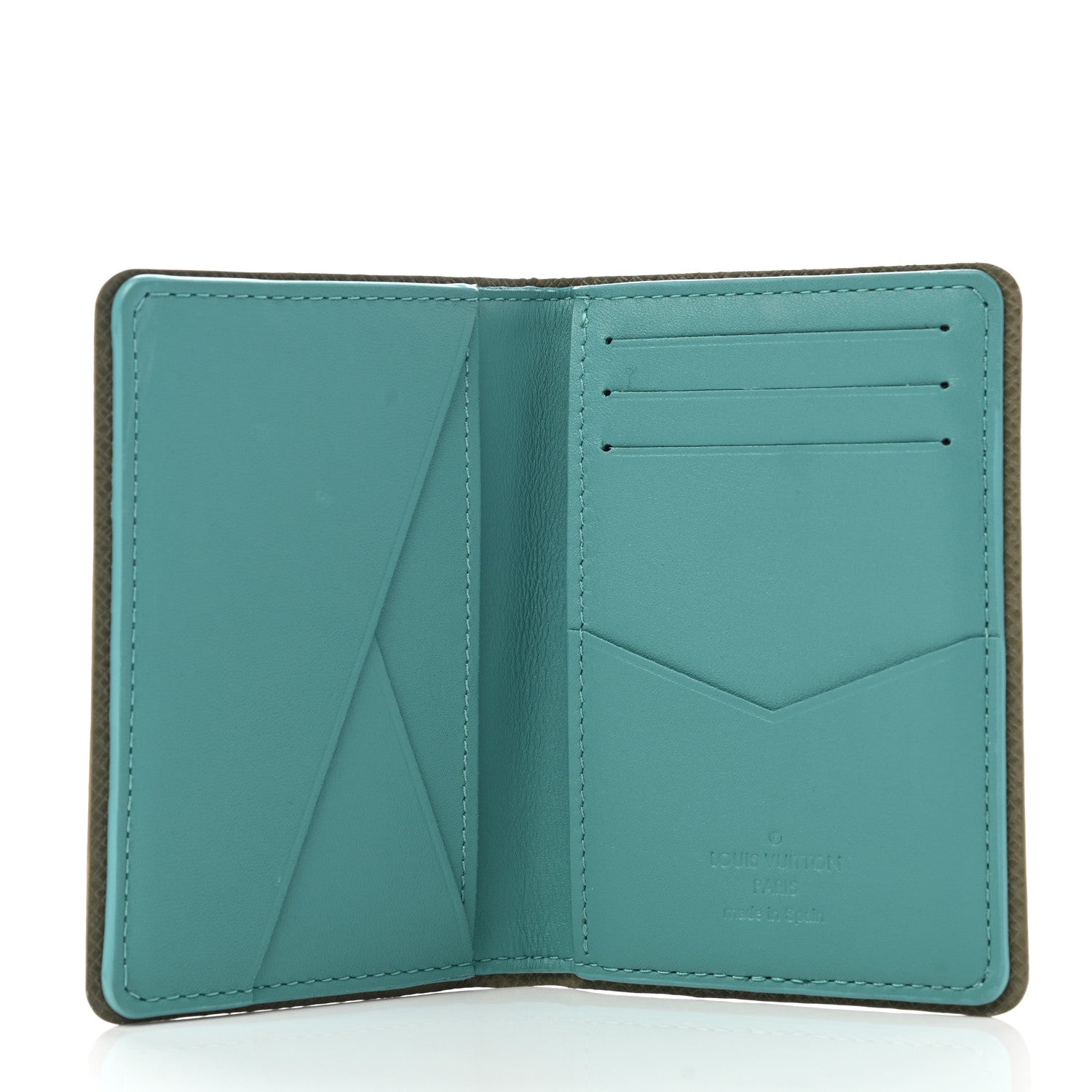 Louis Vuitton Monogram Outdoor Slender Wallet Pacific Blue 6 of 9