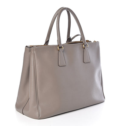 Prada Saffiano Large Galleria Double Zip Tote Argilla 3 of 13