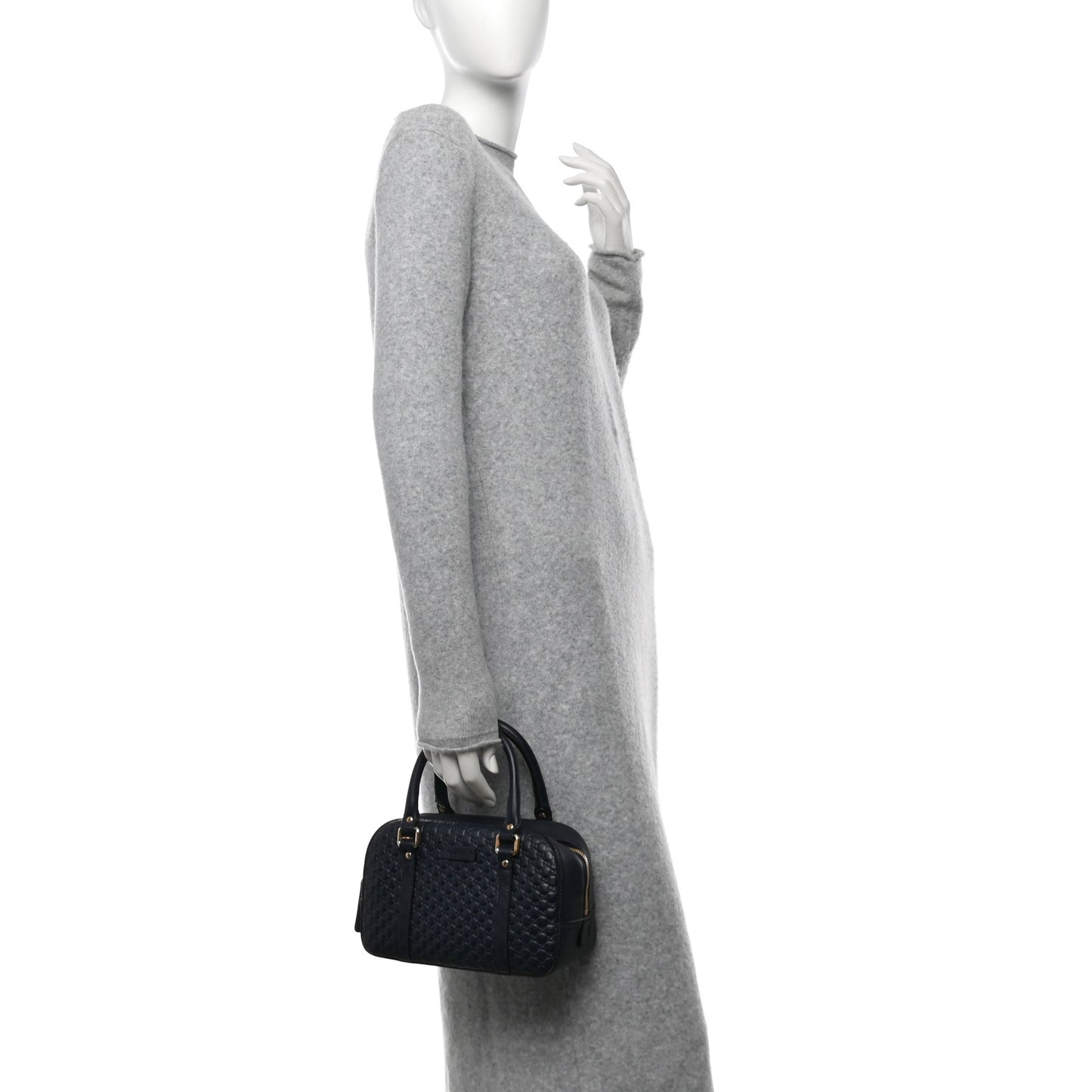 Soft Microguccissima Small Crossbody Bag Blue