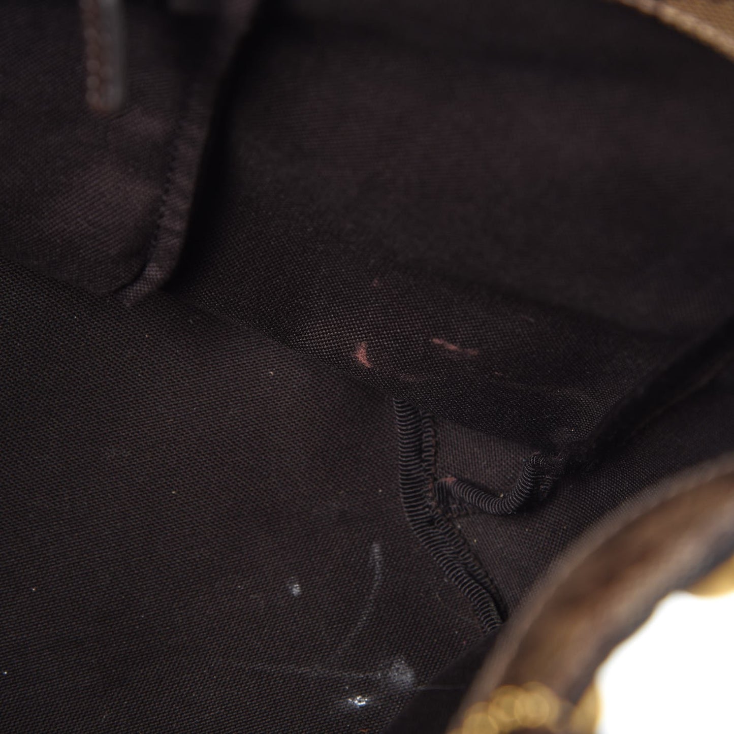 Crystal Monogram Medium Babouska Shopping Tote Dark Brown