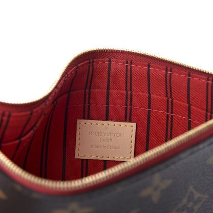 Louis Vuitton Monogram Neverfull MM GM Pochette Cherry 6 of 7