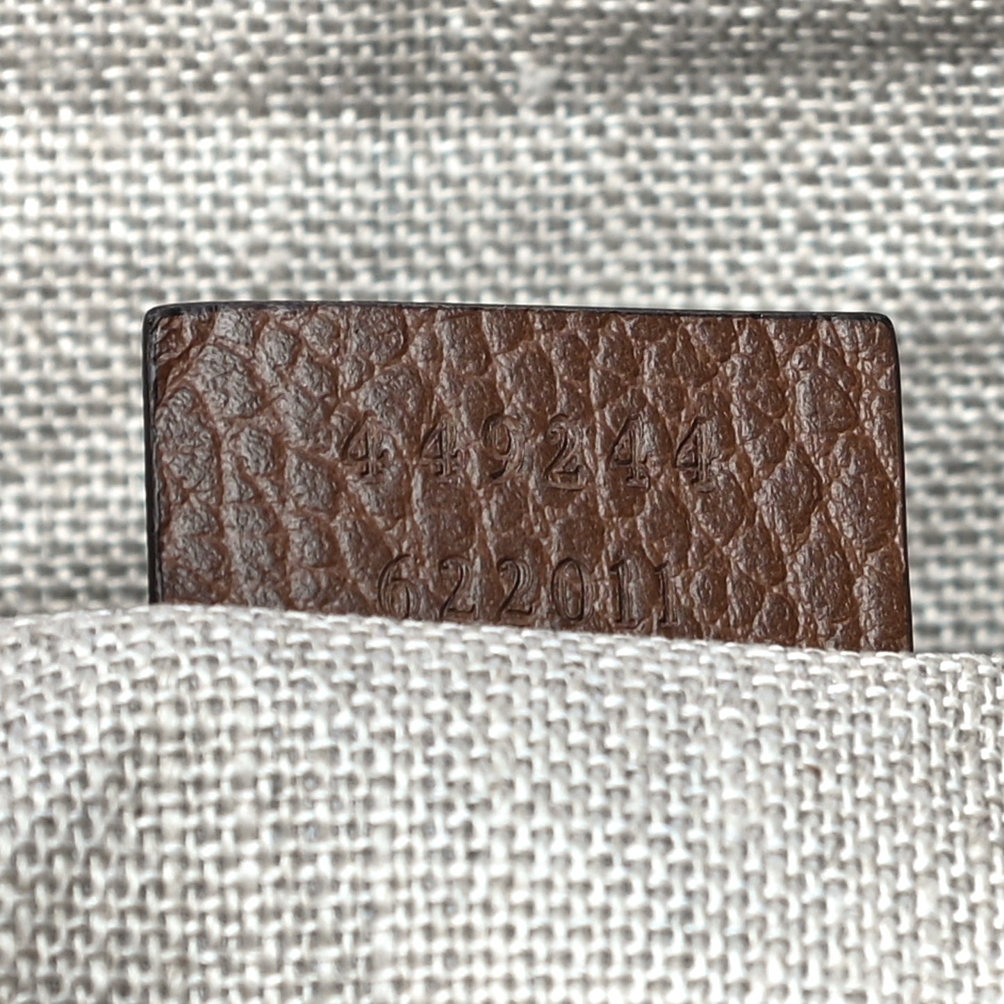 Soft GG Monogram Large Margaux Hobo Brown