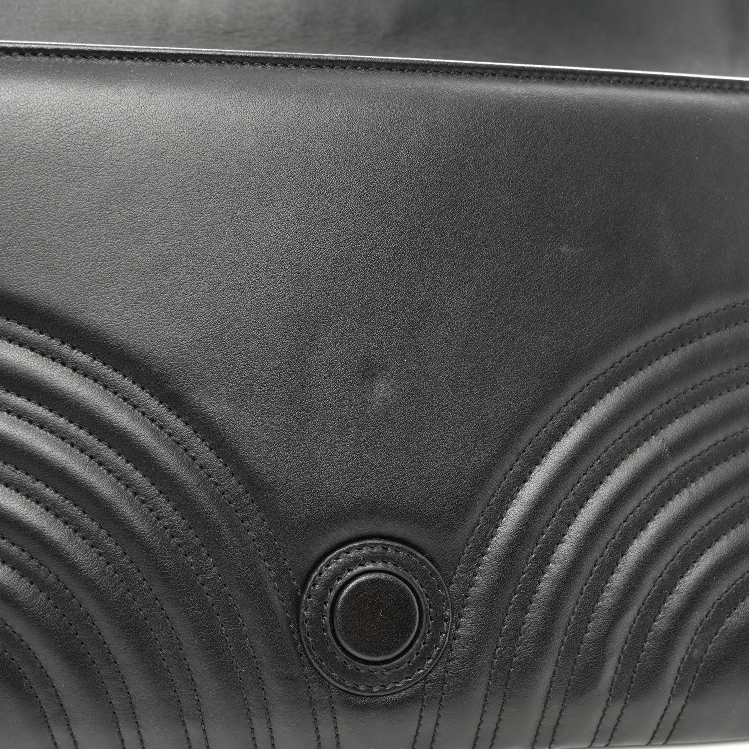 Gucci Calfskin Matelasse GG Marmont Clutch Black 9 of 10