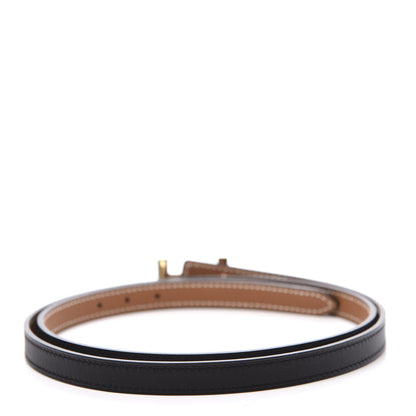 Hermes Swift Epsom 13mm Focus Belt 85 Black Gold 2 of 7