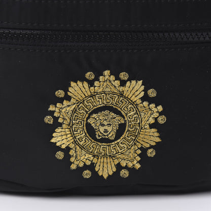 Versace Nylon Embroidered Belt Bag Black 9 of 9