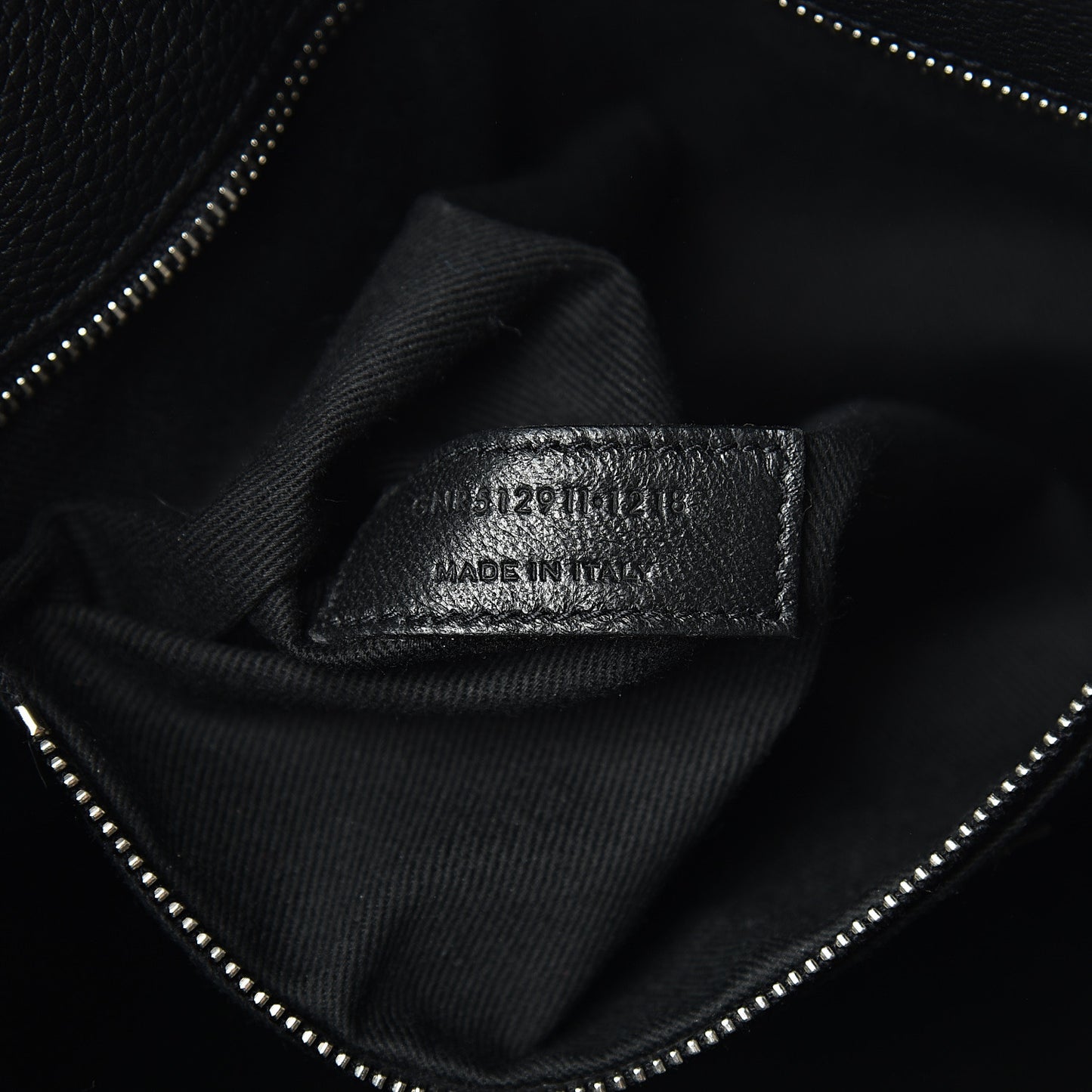 Grained Calfskin Small Supple Sac De Jour Duffle Black