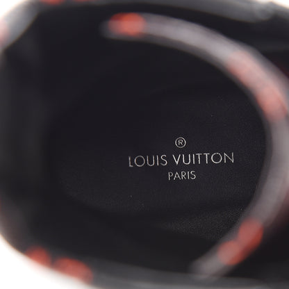 Louis Vuitton Suede Calfskin Catogram Laureate Platform Desert Boots 36.5 Black Marron 7 of 8