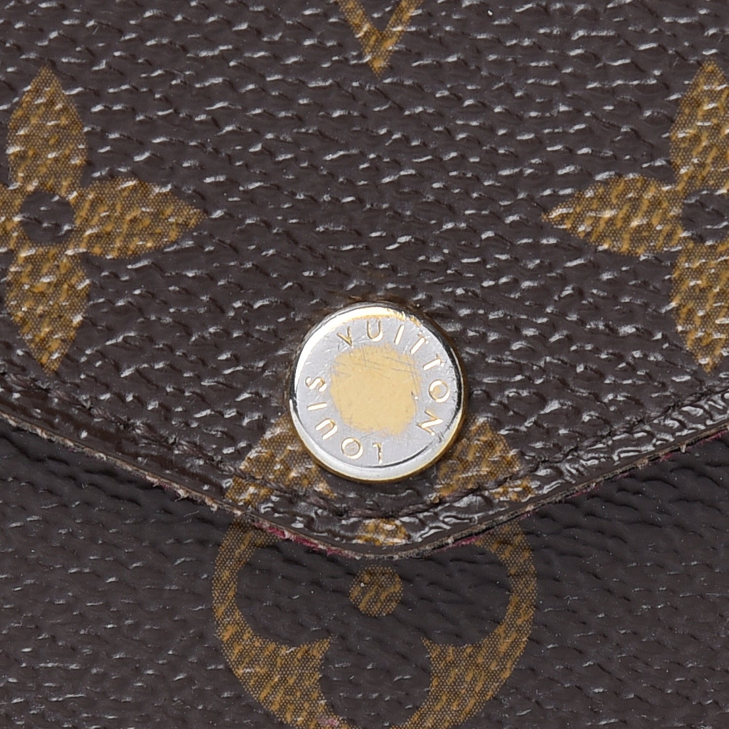 Louis Vuitton Monogram Pochette Felicie Chain Wallet Fuchsia 12 of 17