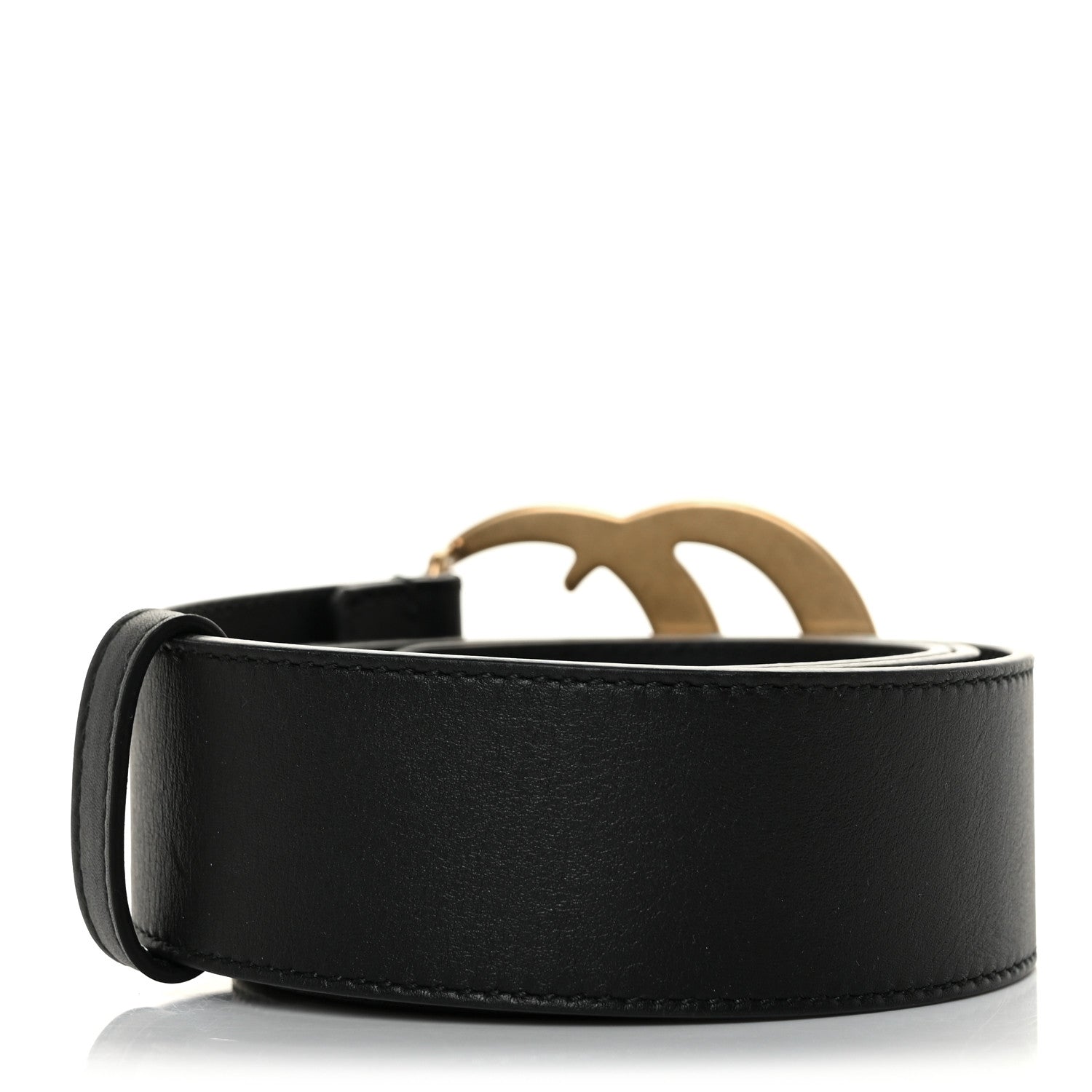 Gucci Calfskin Double G 40mm Belt 80 32 Black 2 of 4