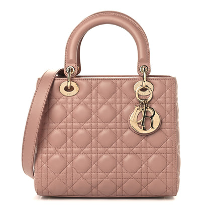 Christian Dior Lambskin Cannage Medium Lady Dior Fard 1 of 13