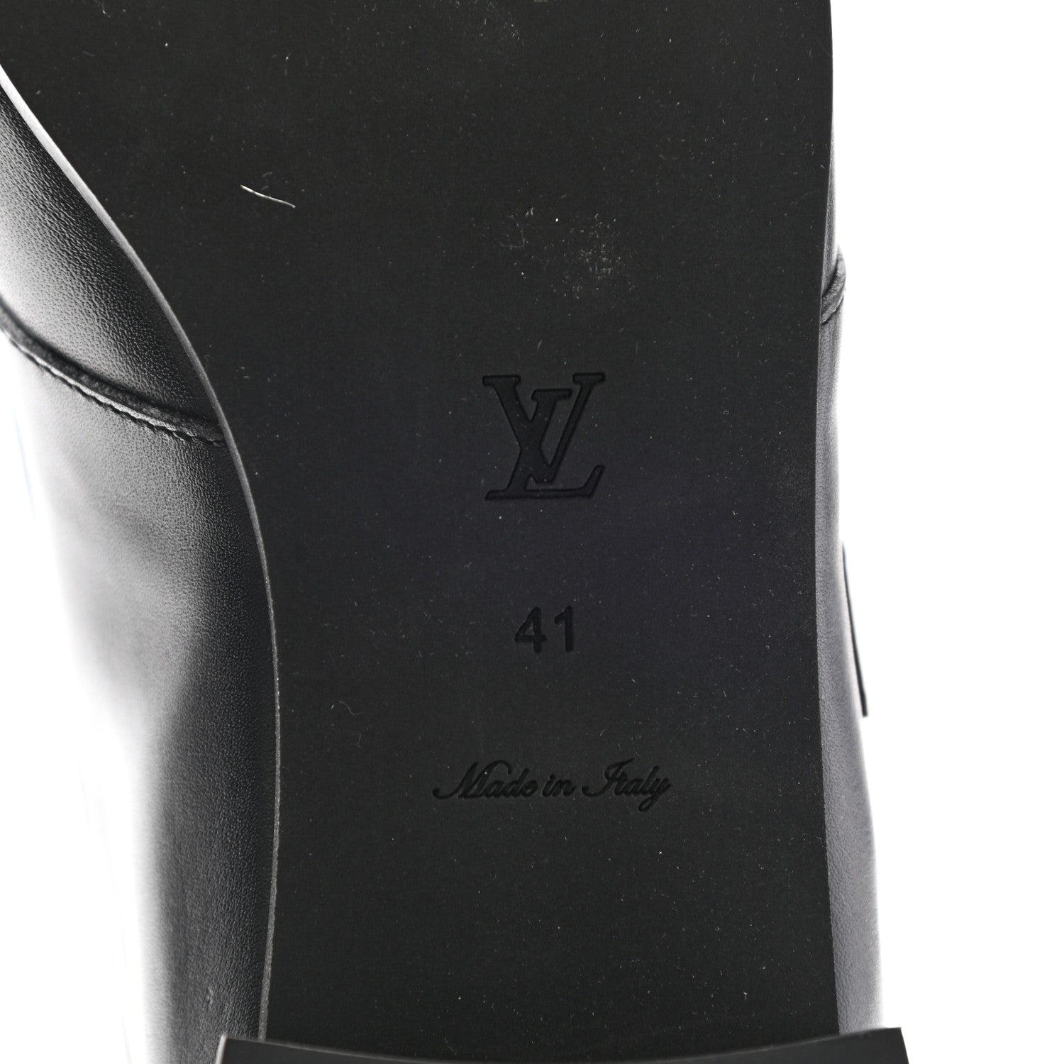 Louis Vuitton Calfskin Jumble Flat Ankle Boots 41 Black 5 of 12