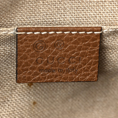 Gucci Monogram Mini Bree Messenger Bag Beige Tabacco 5 of 10
