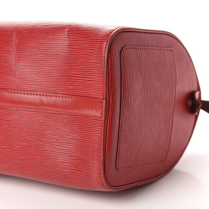 Louis Vuitton Epi Speedy 30 Castillan Red 7 of 15