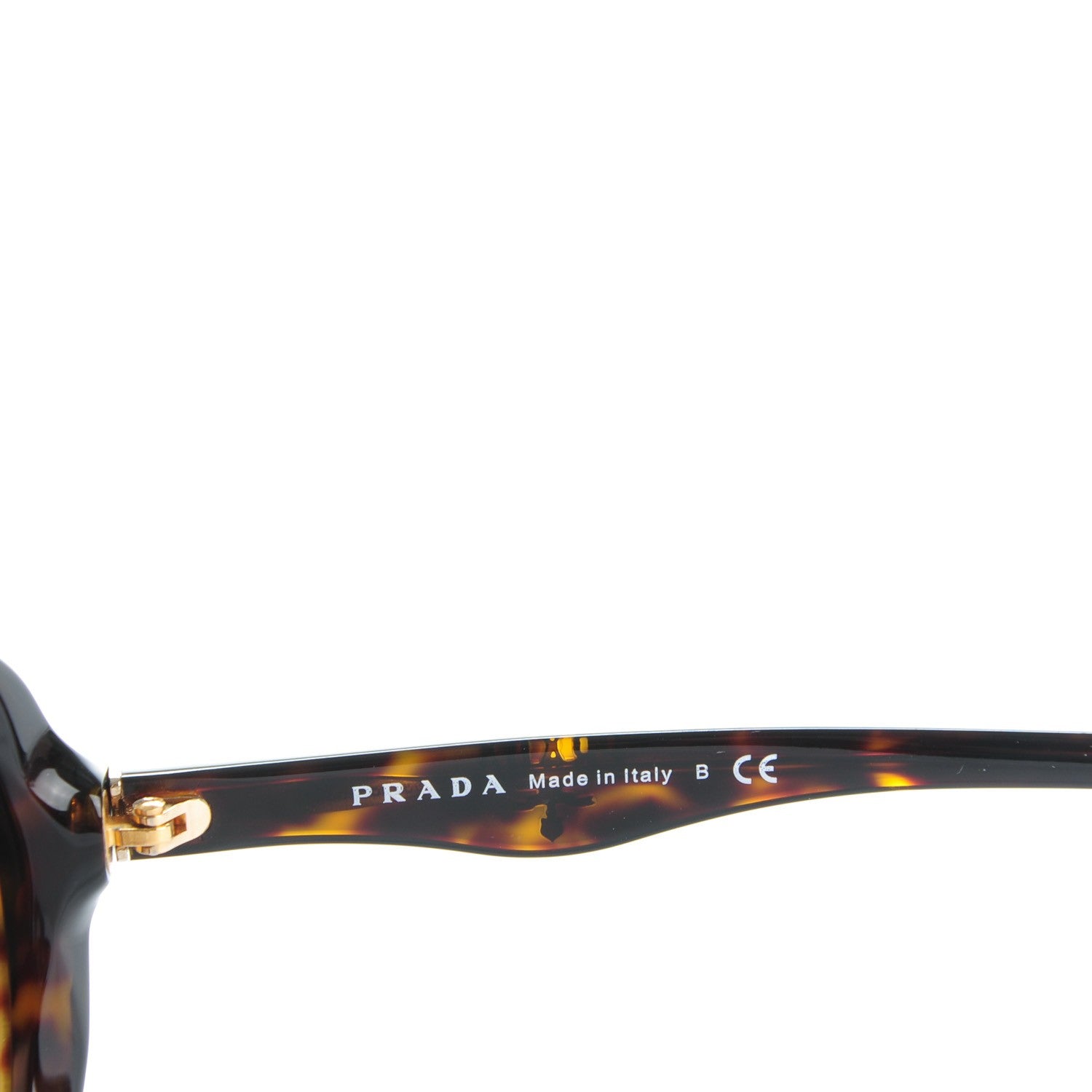 Prada Logo Sunglasses SPR 09O Tortoise 5 of 5