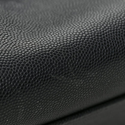 Saint Laurent Grain De Poudre Medium West Hollywood Monogram Fold-Over Black 10 of 11