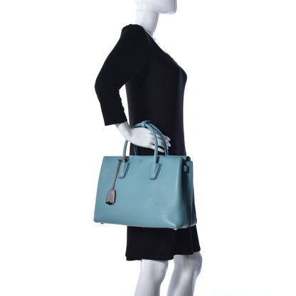 MCM Grained Calfskin Large Milla Tote 3 of 10