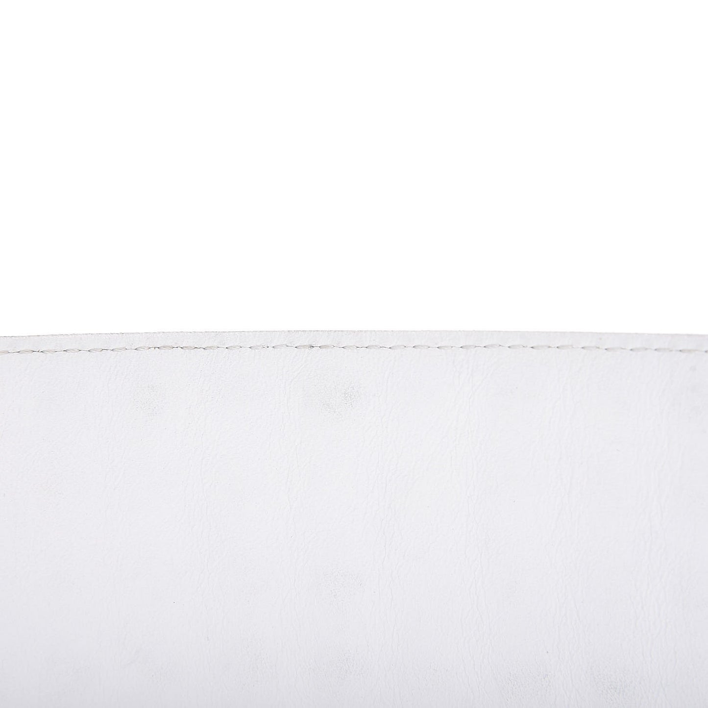 Calfskin Studded Belt 95 White