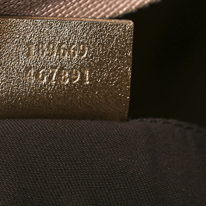 Gucci GG Monogram Medium Web Handle Vertical Tote Pink Gold 7 of 10