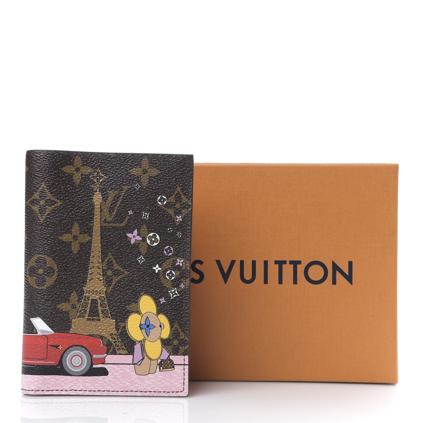 Monogram 2019 Christmas Animation Passport Cover Rouge
