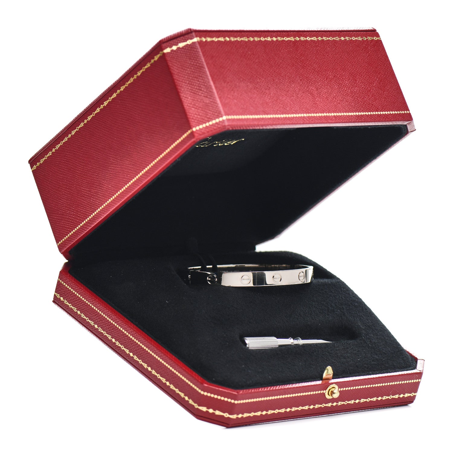 Cartier 18K White Gold LOVE Bracelet 16 4 of 4