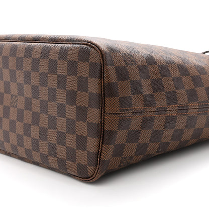 Louis Vuitton Damier Ebene Neo Neverfull MM Rose Ballerine 11 of 14