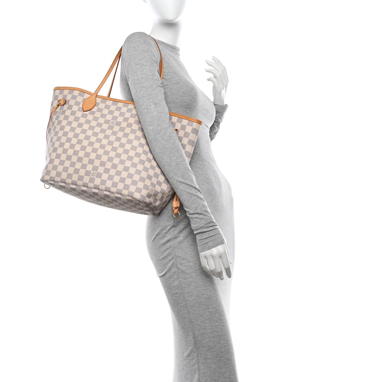 Louis Vuitton Damier Azur Neverfull MM 2 of 15