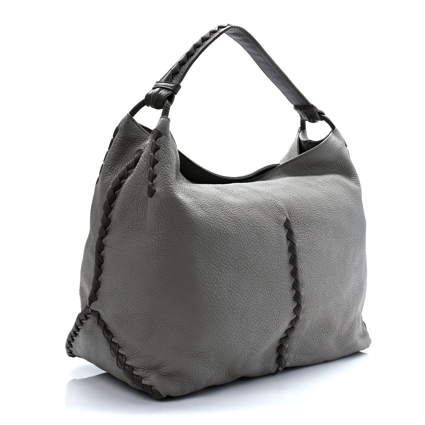 Cervo Lavato Deerskin Hobo Dark Cement New Steel