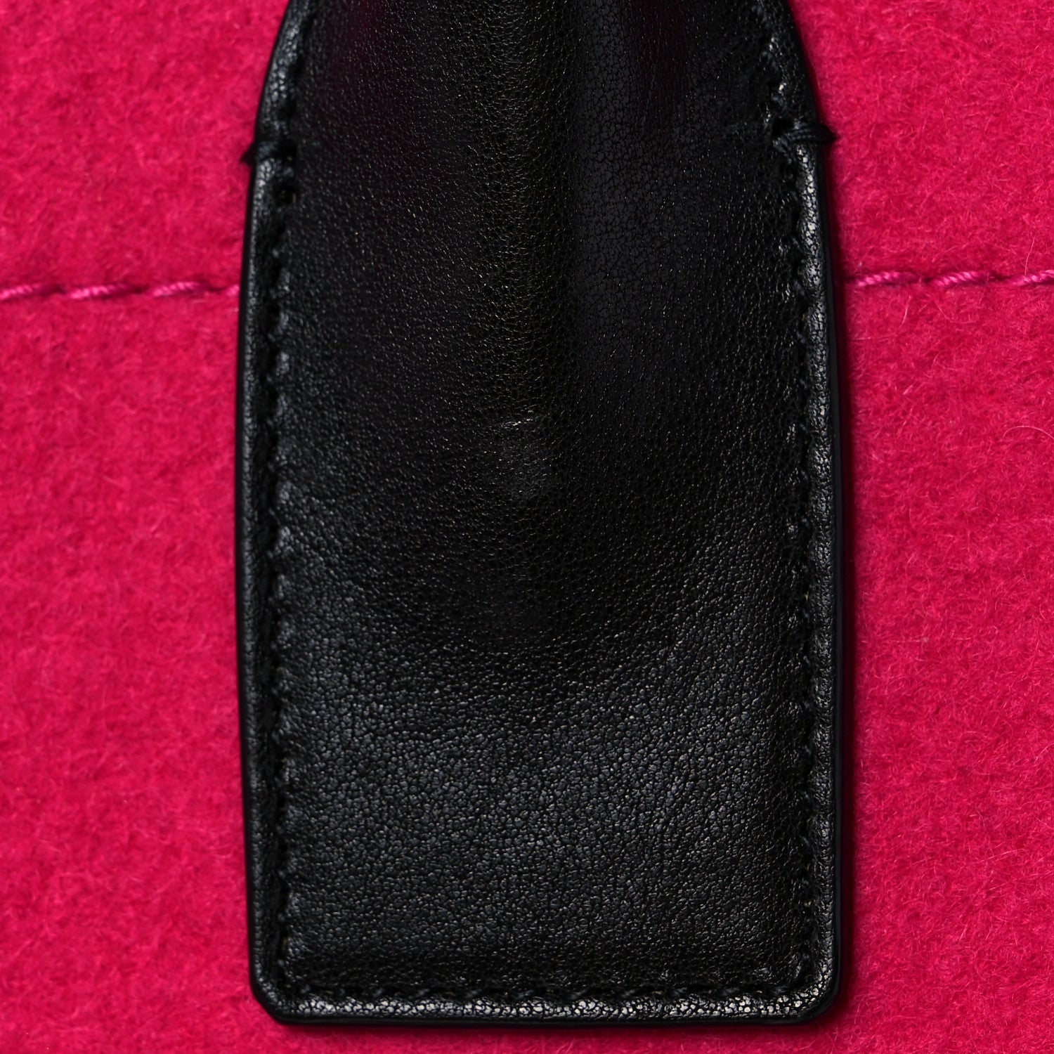 Saint Laurent Wool Rive Gauche Tote Fuchsia 11 of 12