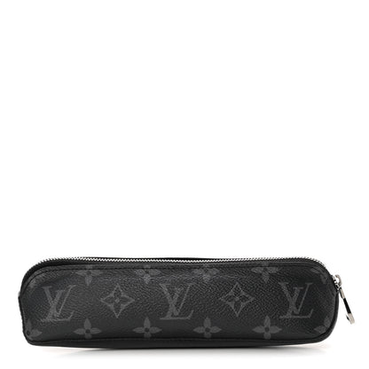 Louis Vuitton Monogram Eclipse Elizabeth Pencil Pouch Black 1 of 9