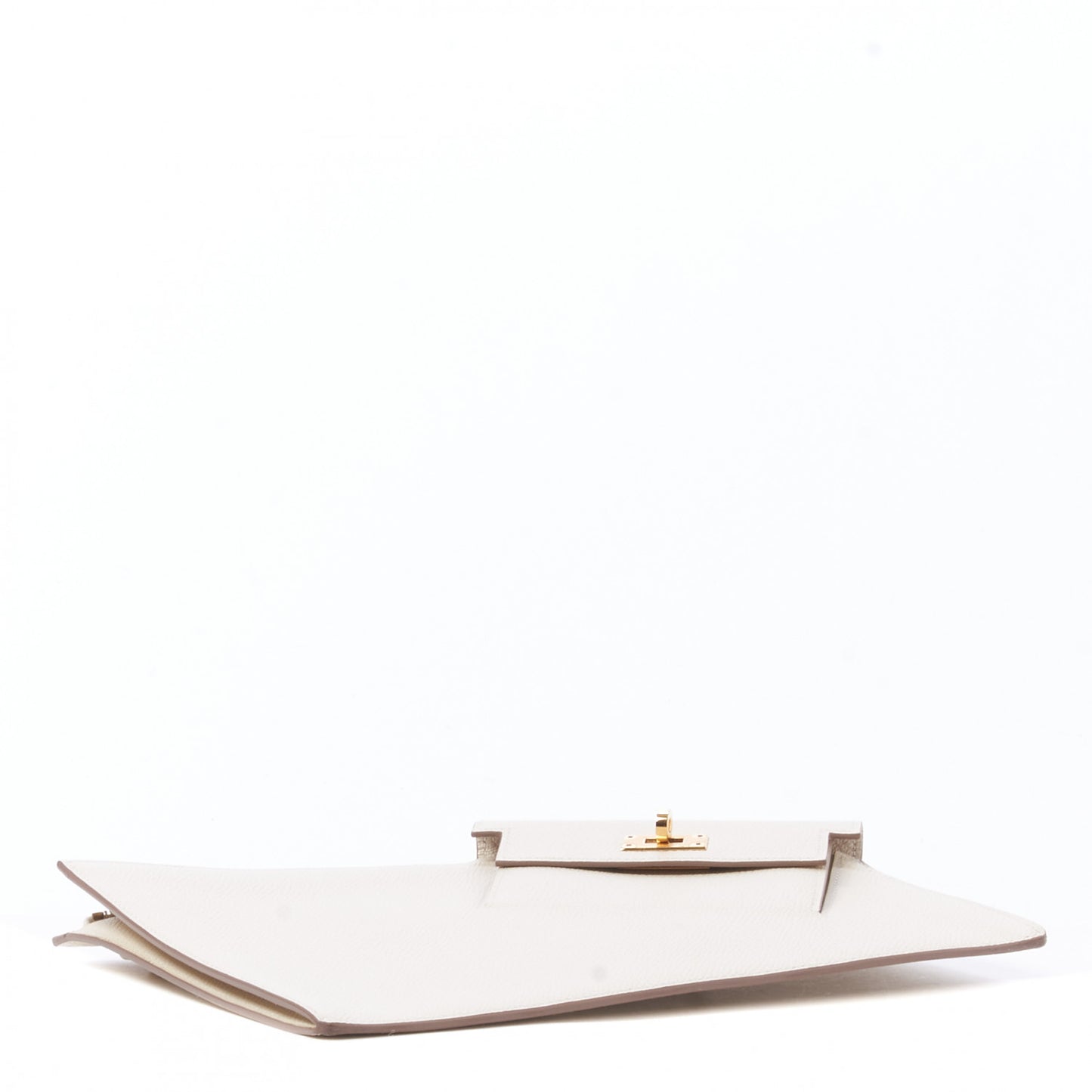 Epsom Kelly Pocket To Go Pouch Craie