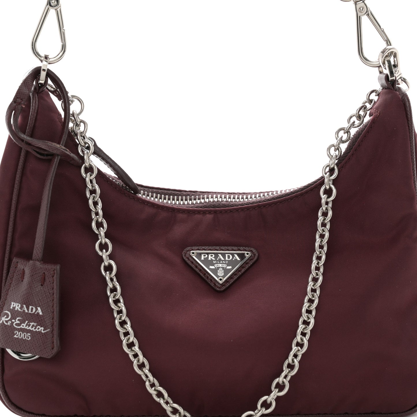 Tessuto Nylon Re-Edition 2005 Shoulder Bag Granato