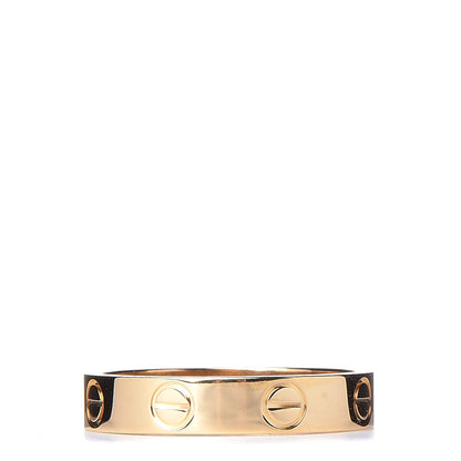 Cartier 18K Yellow Gold 3.5mm LOVE Wedding Band Ring 50 5.25 3 of 4