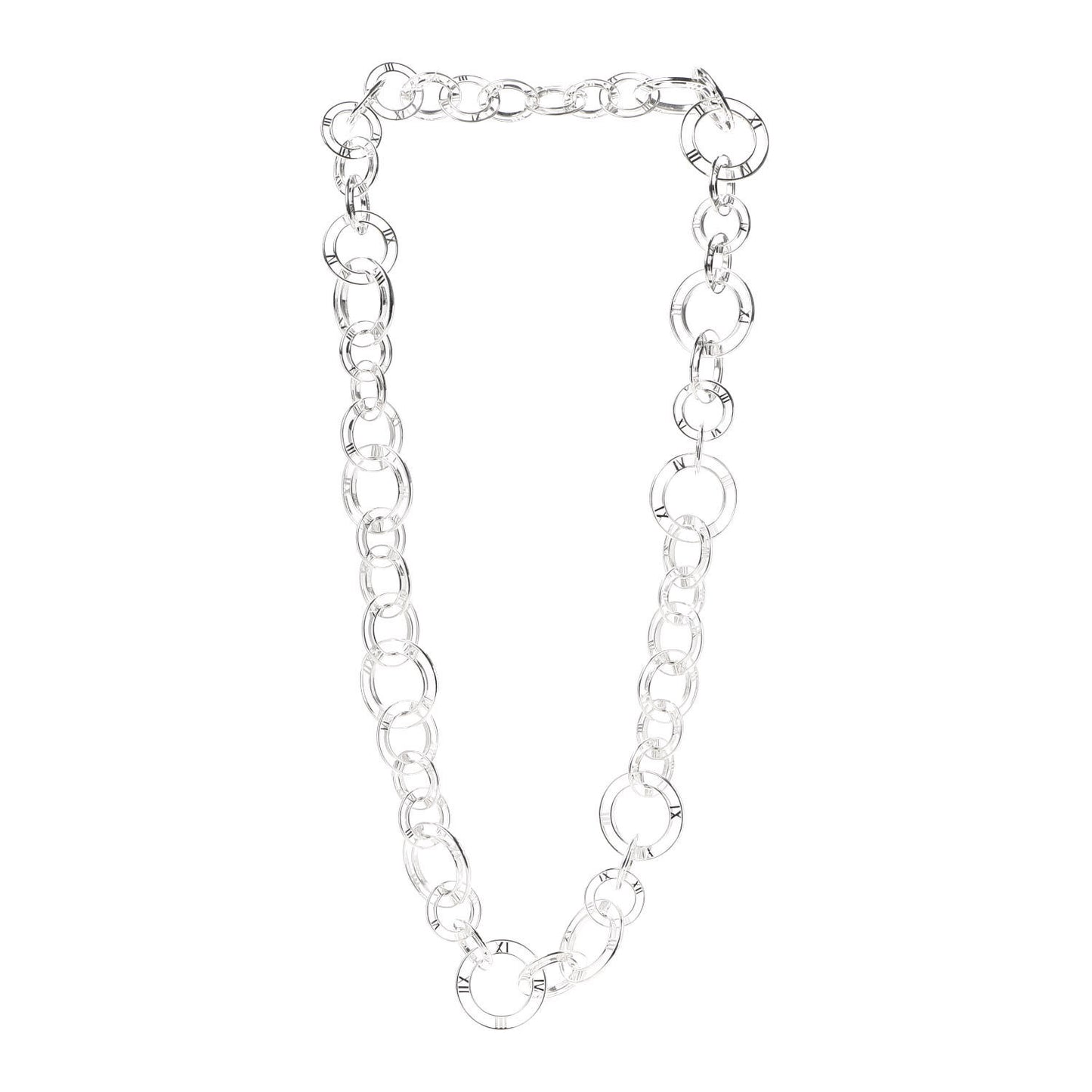 Sterling Silver Atlas Link Necklace