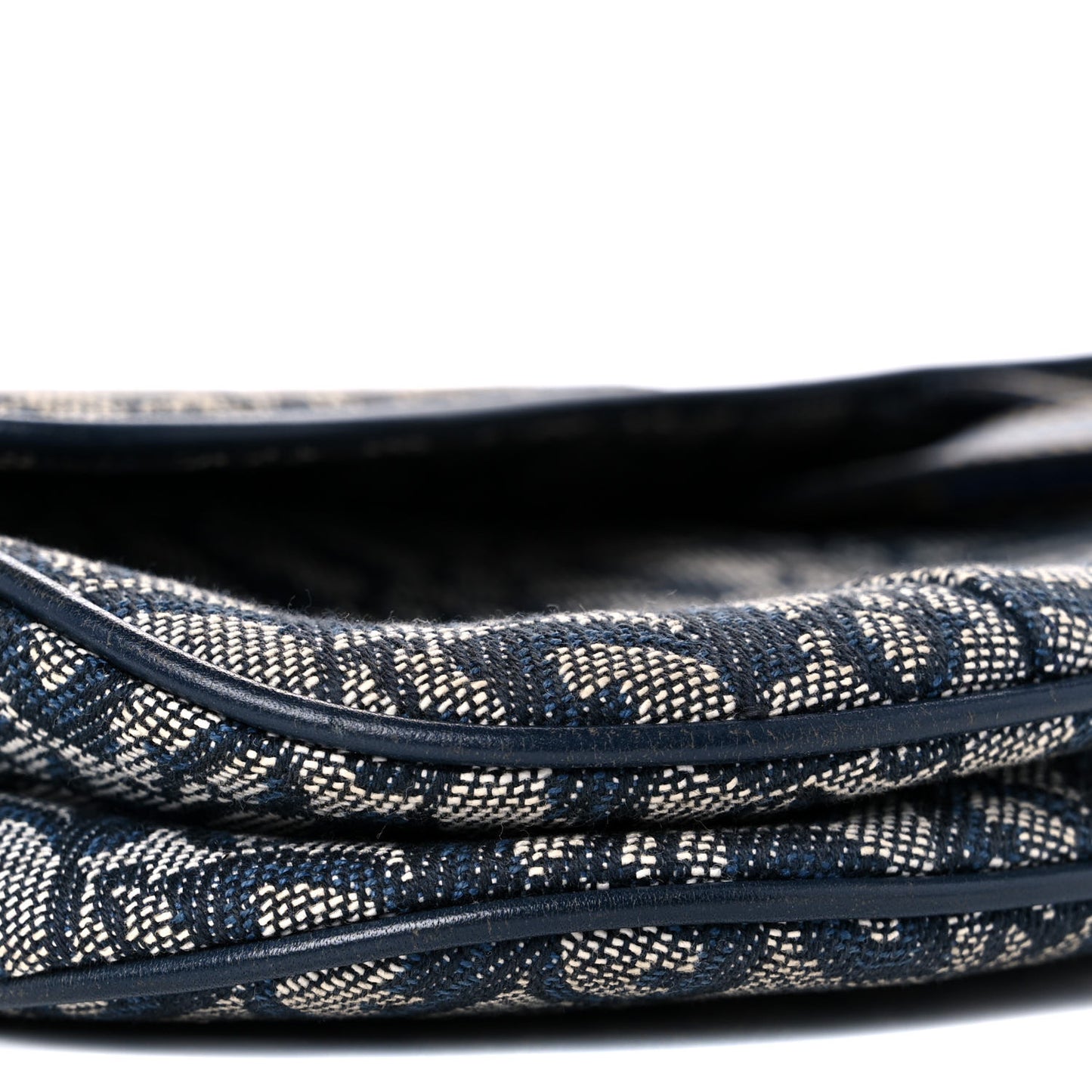 Monogram Saddle Bag Blue