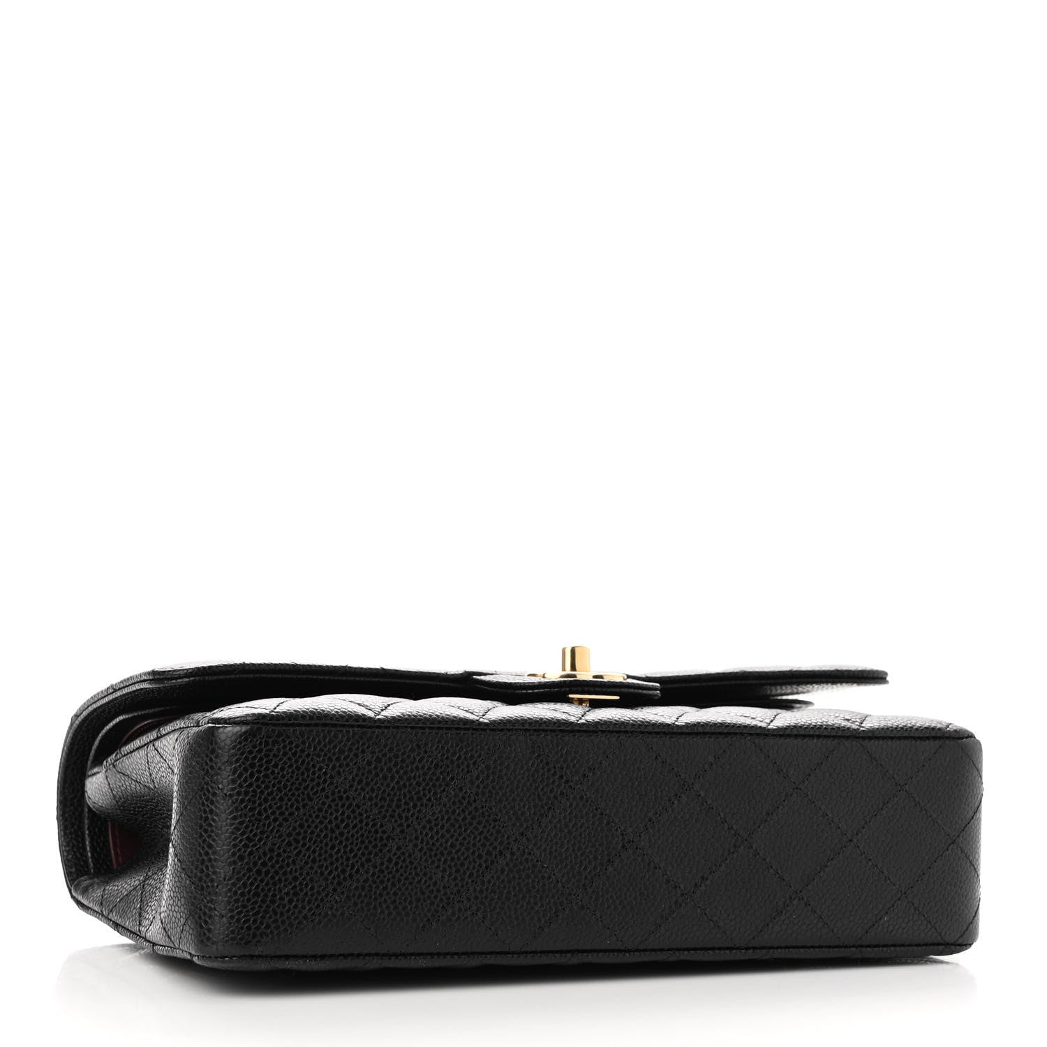 Chanel Caviar Quilted Medium Double Flap Black 4 of 12