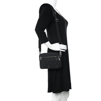 Christian Dior HOMME Oblique Safari Messenger Black 2 of 10