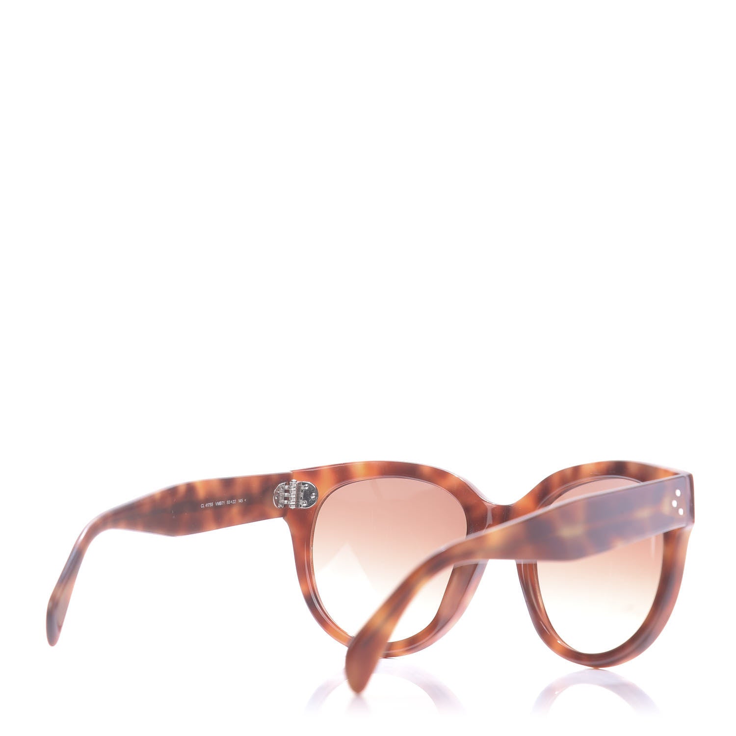 Celine Audrey Sunglasses CL 41755 Tortoise 4 of 8