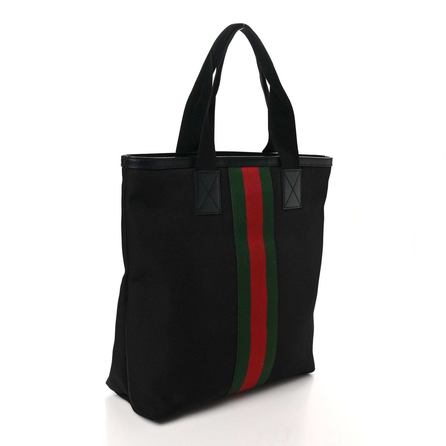 Gucci Techno Canvas Web Vertical Tote Black 3 of 10