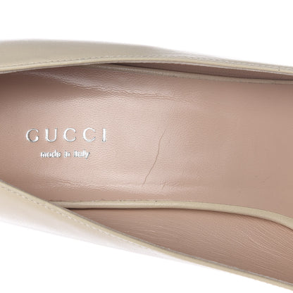 Gucci Malaga Kid Crystal Square G Madelyn Mid Heel Loafer Pumps 39 White 9 of 11
