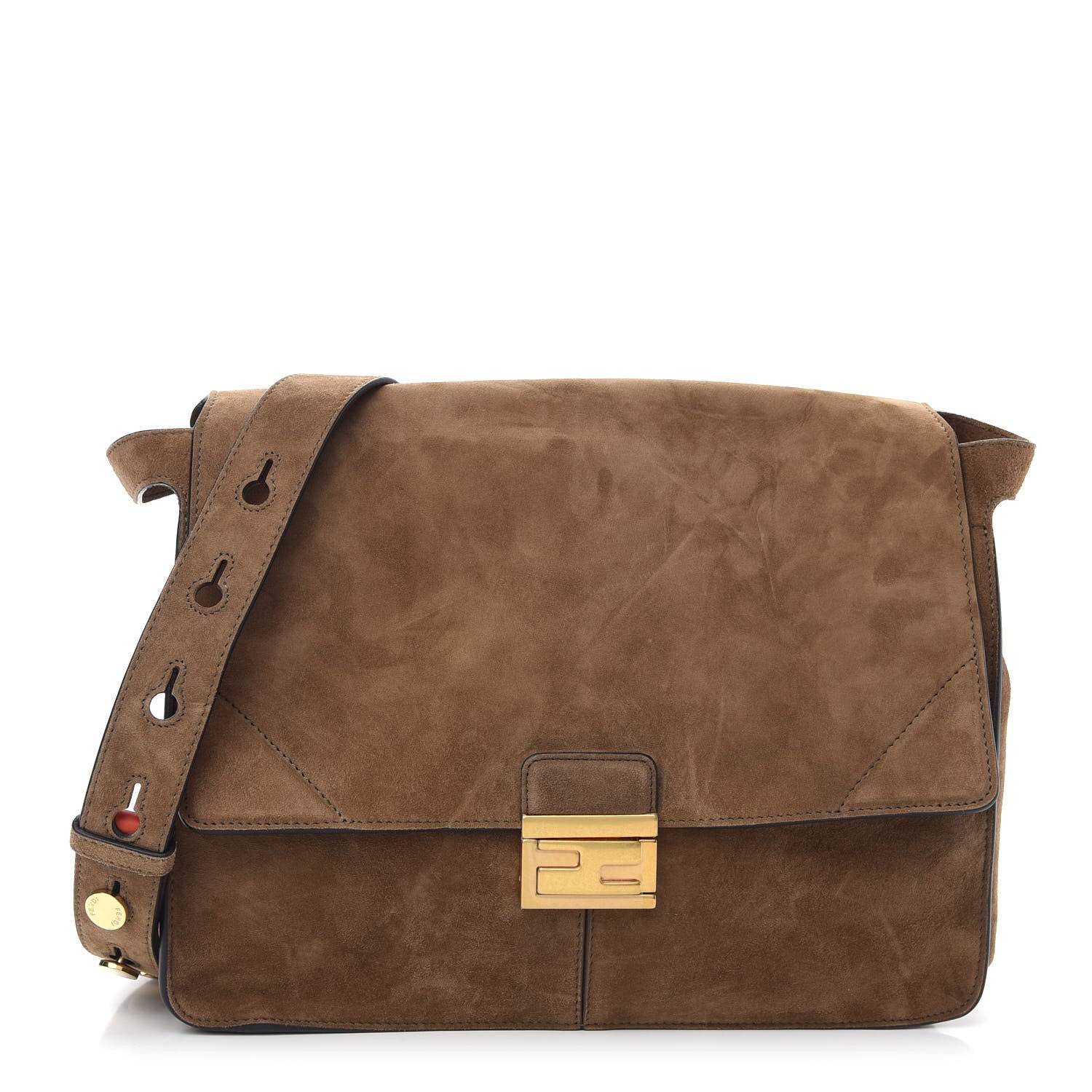 Fendi Chamois Large Kan U Shoulder Bag Rovere 1 of 8