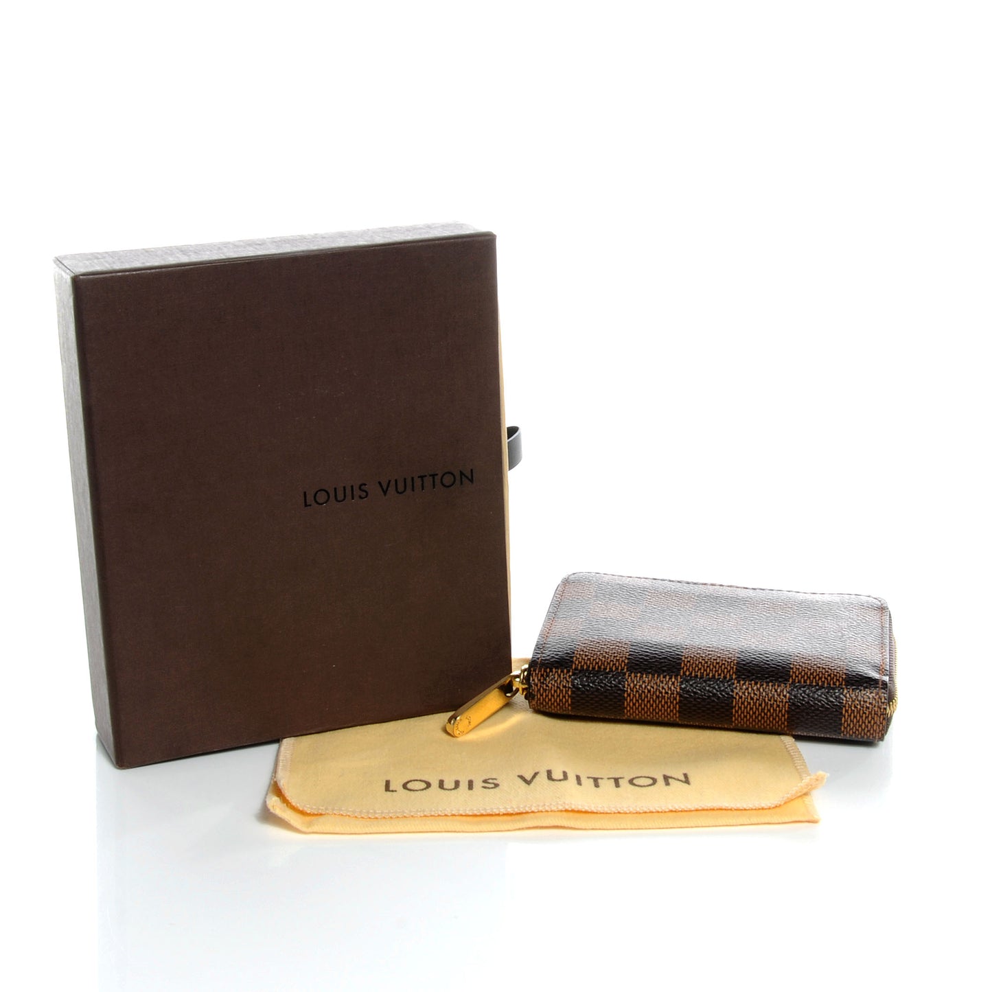 Damier Ebene Zippy Coin Purse