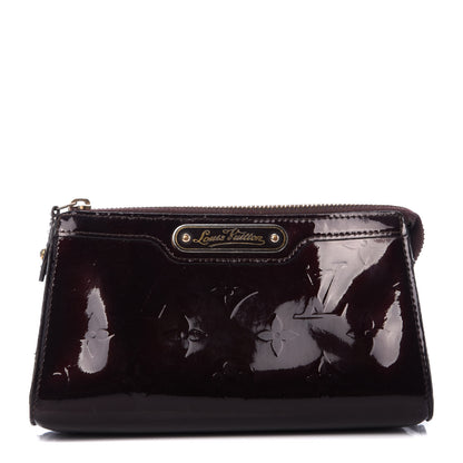 Louis Vuitton Vernis Trousse Cosmetic Pouch Amarante 1 of 6