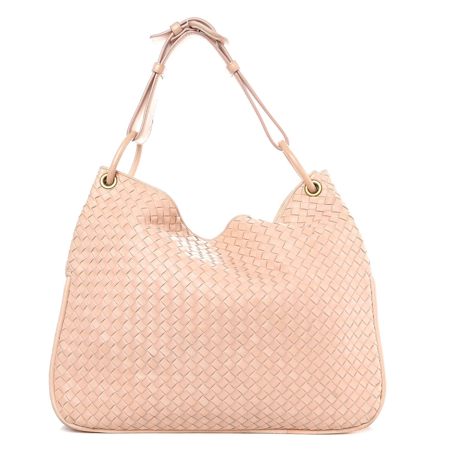 Bottega Veneta Nappa Intrecciato Duette Shoulder Bag Lotus 1 of 22
