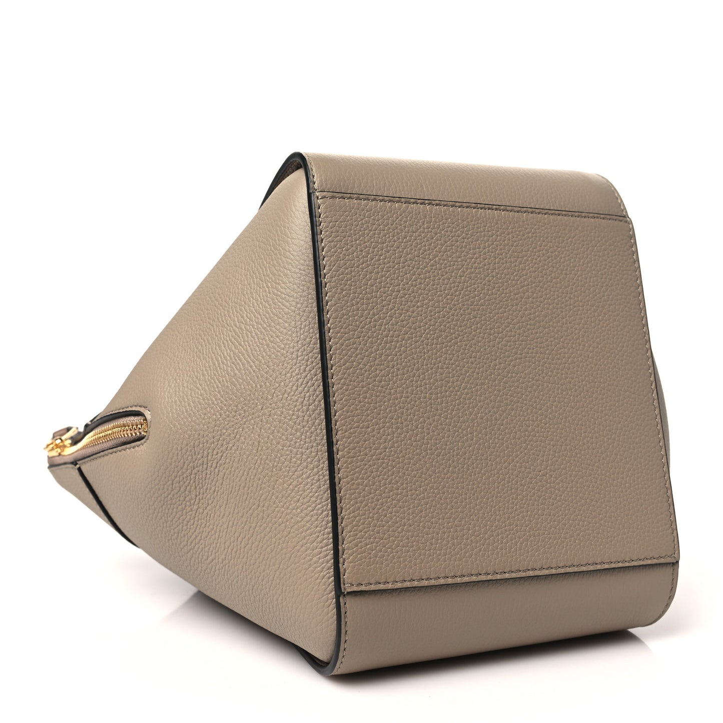 Soft Grained Calfskin Compact Hammock Shoulder Bag Sand