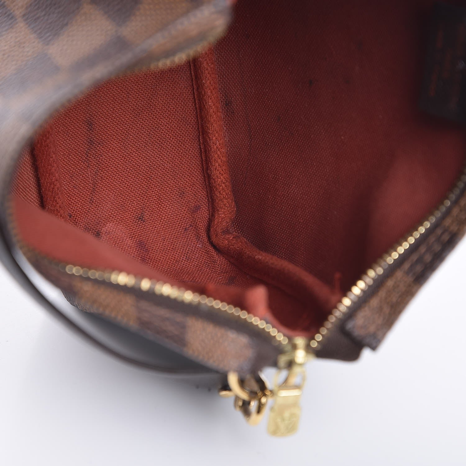 Louis Vuitton Damier Ebene Trousse Make Up Bag Pochette 10 of 18