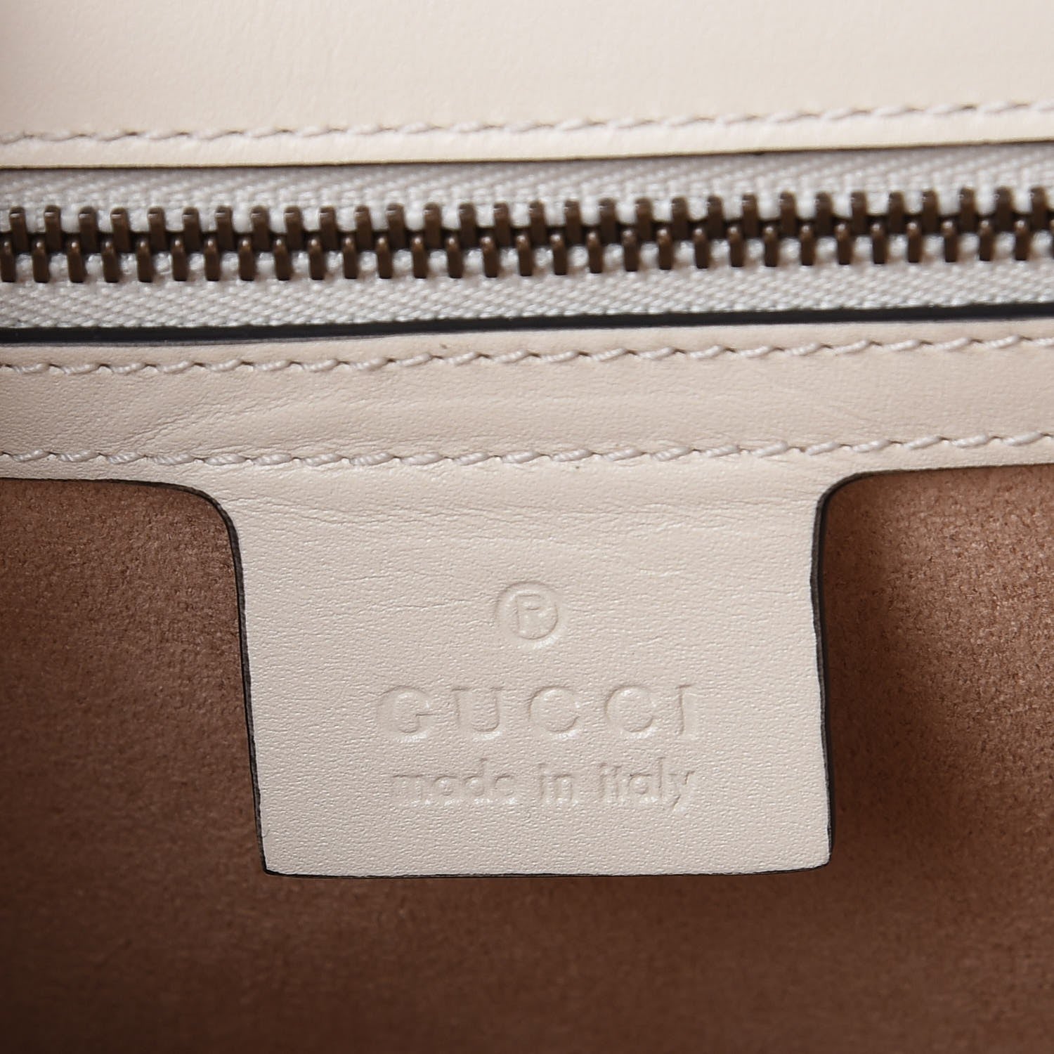 Gucci Calfskin Sylvie Web Queen Margaret Shoulder Bag Mystic White Black 6 of 8
