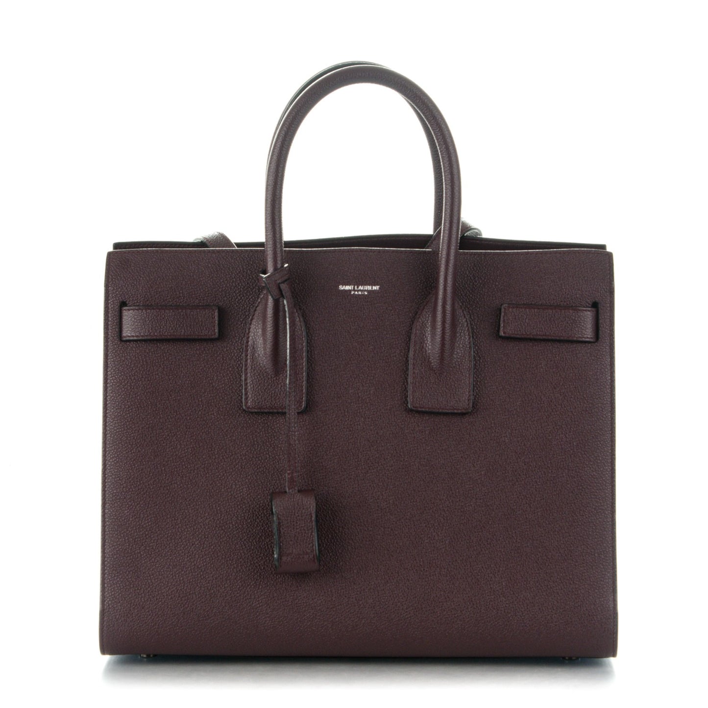 Grained Calfskin Small Classic Sac De Jour Armaranto