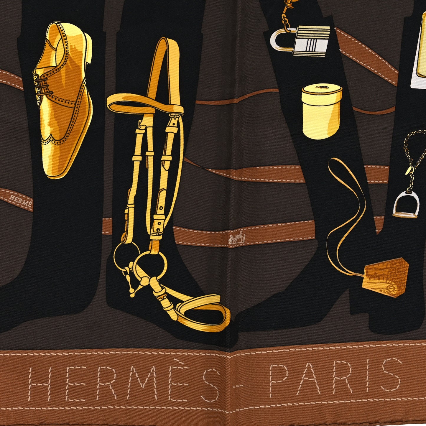 Silk Monsieur et Madame 90 Scarf