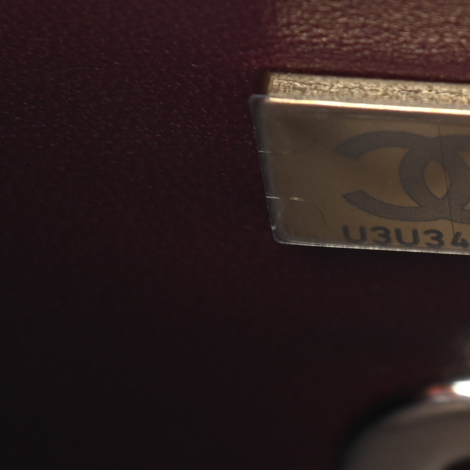 Chanel Calfskin Quilted Small Top Handle Flap Burgundy 7 of 9