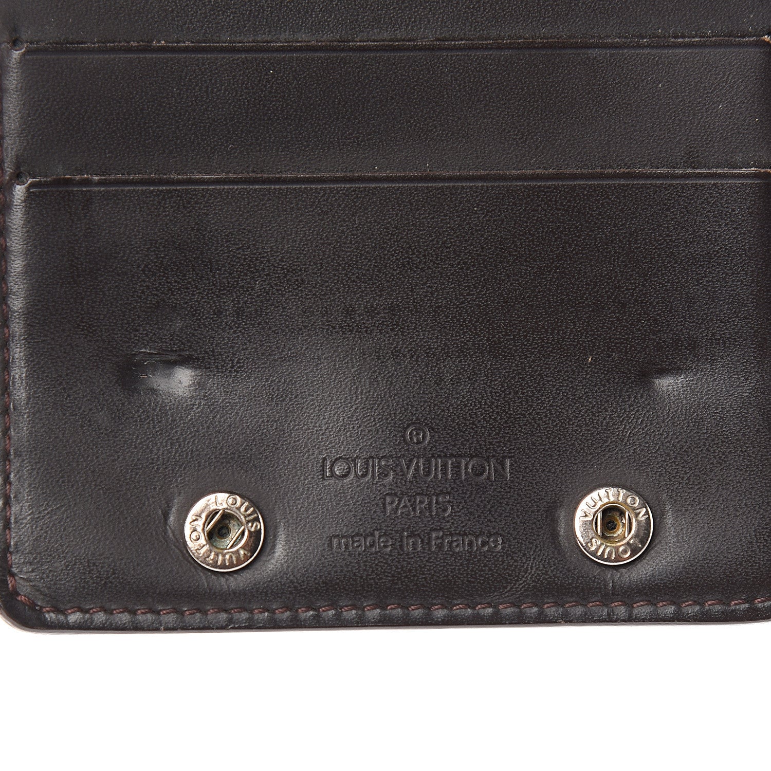 Louis Vuitton Monogram Glace Compact Wallet Cafe Brown 6 of 7